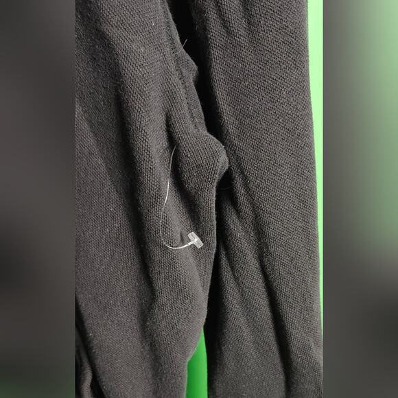 BLACK FRIDAY SALE - Women's VTG Snap Front Hoodie, Black - Picture 4 of 4